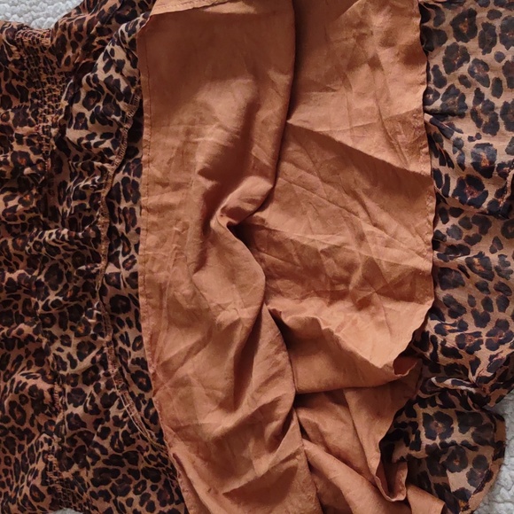 NWT Old Navy XXL Tall Animal Print Long Sleeve Keyhole Back Stretch Dress - Picture 10 of 14